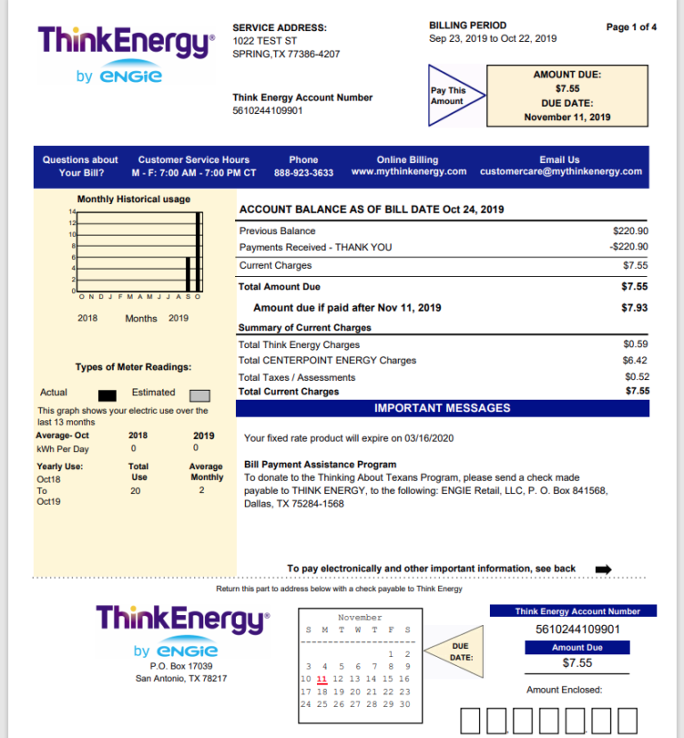 How to Read Your Texas Electricity Bill